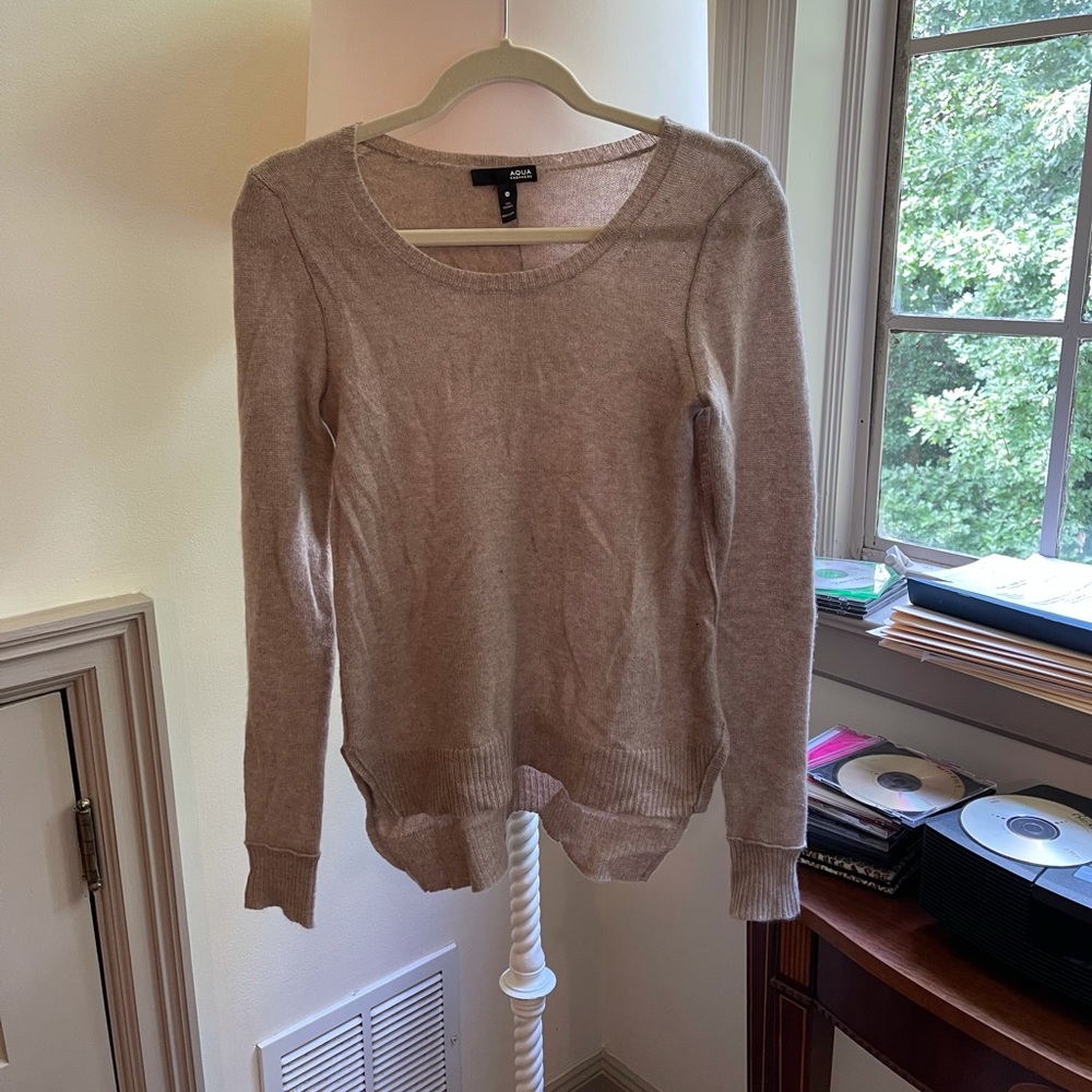 Tan cashmere sweater